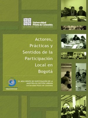 cover image of Actores prácticas y sentidos de la participación local en Bogotá